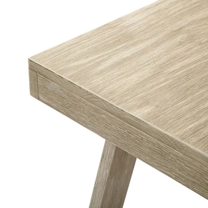 48-Inch Solid Pine Rectangular Trestle Coffee Table