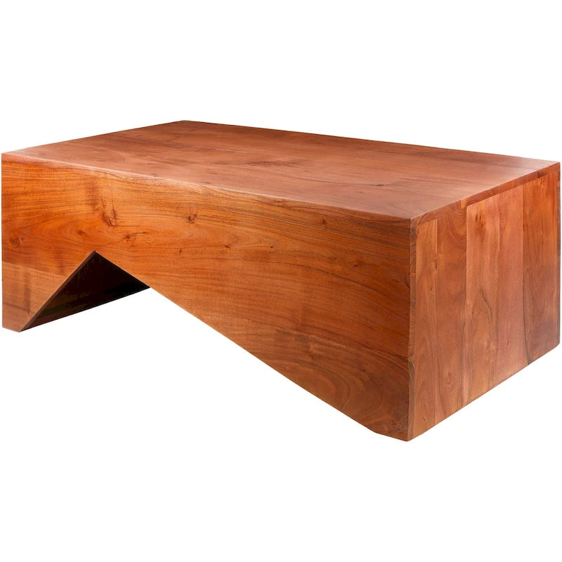 Modern Angular Wood Coffee Table