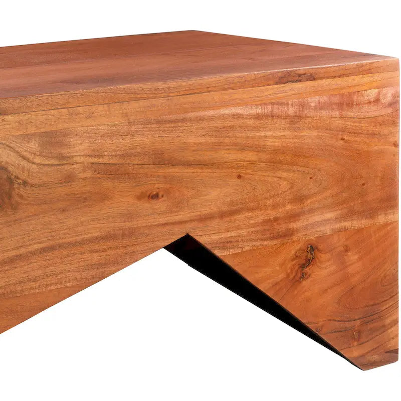 Modern Angular Wood Coffee Table