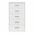 Ameriwood Home BrEZ Build Pearce Tall 5 Drawer Dresser